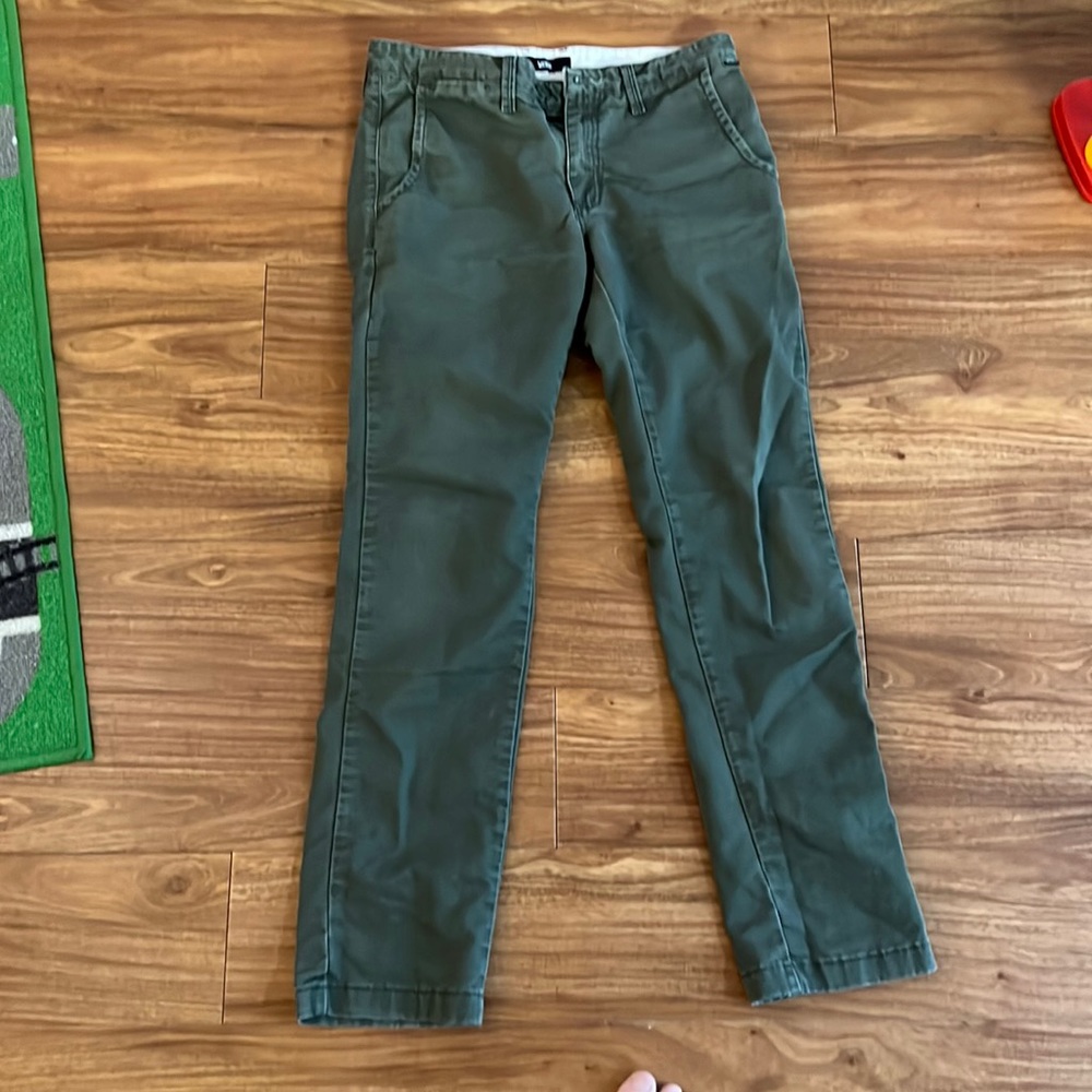 Olive Green Vans Chinos 31x30